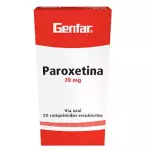 PAROXETINA 20MG CAJA X 20 TABLETAS