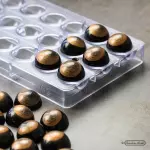 Molde Esfera Chocolate World 24 cav