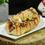 Perro Caliente con carne