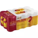 Cerveja Skol 269ml Pack 15 uni.