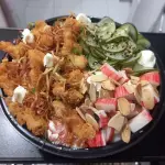 poke de camarao empanado