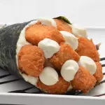 Temaki com Salmon Balls
