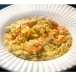 Risoto de camarão