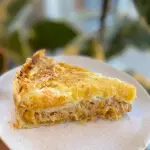 Torta de frango com requeijão