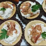 Tortinha de Ricota com Bacon