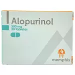 ALOPURINOL 300MG CAJA X 30 TABLETAS