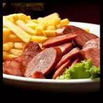 Calabresa com fritas
