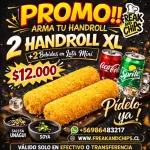 2 ARMA TU HANDROLLS XL+2 BEBIDAS MIN