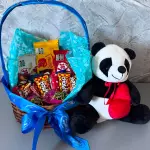 Kit Cesta c/ Pelúcia Panda