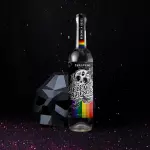 Botella Mezcal "Bebeme a besos" "