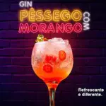 Morango/Pessego Gin copo 700ml