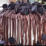 Bolo oreo com nutella 25 fatias