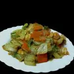 Camarón  con Verduras