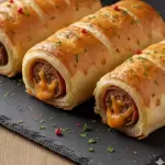 Folhado de Salsicha Misto
