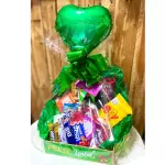 Cesta Natal verde com balão