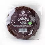 Galleta de avena, triple chocolate