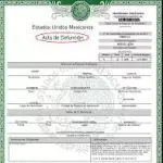 ACTUALIZACION DE ACTA DE DEFUNSION