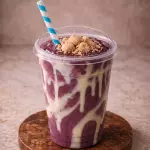 VITAMINA AÇAÍ BANANA E PAÇOCA