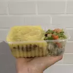 Escondidinho de patinho e aipim