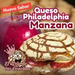 Concha Philadelphia y Manzana 🍎
