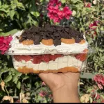 Plato de 1 libra con oreo triturado