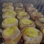 Banana da terra com bacon