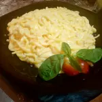 Tallarines con salsa