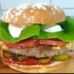 Hamburguesa clasica deluxe