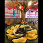 Sui Kao frito con char siu - (8unid)