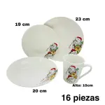 Vajilla Navideña 16 piezas