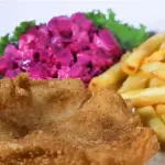 Gallo de filet de pescado