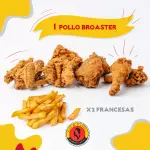 1 Pollo Entero Apanado