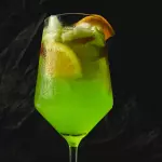 Sangria de Manzana en Copa