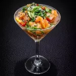 Ceviche de salmão