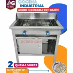 2 QUEMADORES CON CAJON
