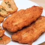 Bife de frango á milanesa