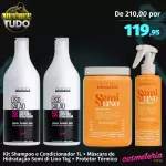 Mega Combo Liso Salão + Semi di Lino
