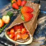 Morango com chocolate