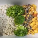 Arroz Integral, Grão-de-bico e Bróco