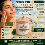 Pantalla solar con color