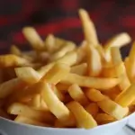 Porcion de papas fritas