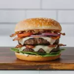 Hamburguesa Doble Carne Sencilla