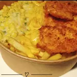 Papas Fritas Pollo Crispy con Choclo