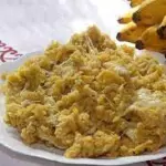 Virado Banana com queijo minas