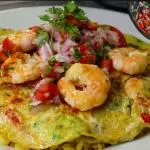 tortilla de langostinos