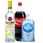 Combo Bacardi limón 750ml