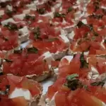 Tarteletas capresse - sin sal