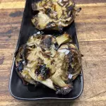 Corazon de alcachofa a la brasa