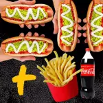 Promo familiar P- Completos ! 🌭🍟🥤