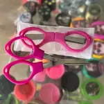 TESOURA DOBRAVEL ROSA
